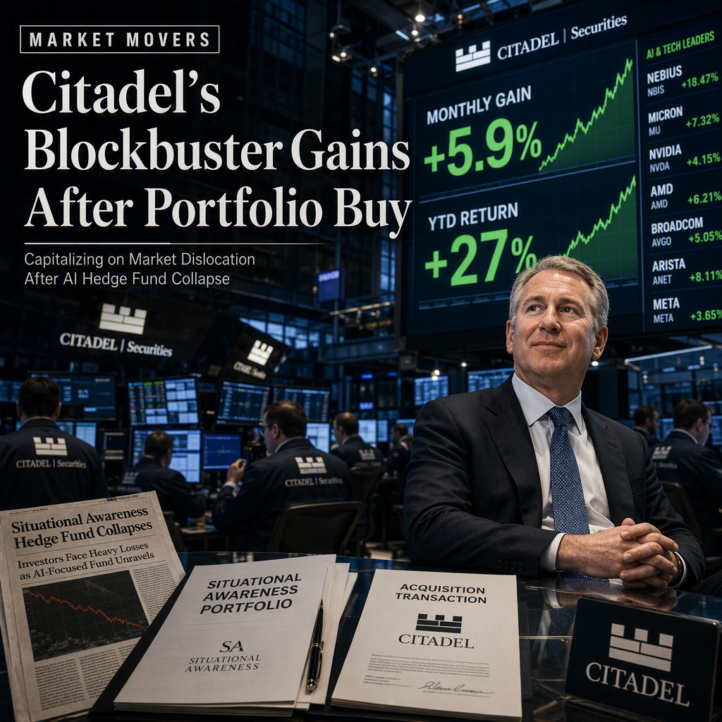 Citadel Achieves Best Monthly Gains Since 2022 After Acquiring Situational Awareness Portfolio
