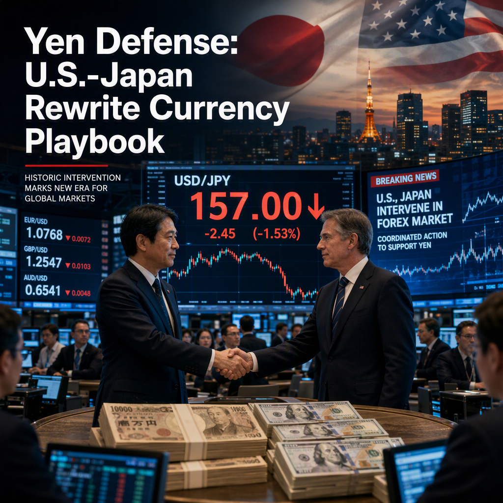 Historic U.S.-Japan Yen Intervention Signals New Era for Global Currency Markets