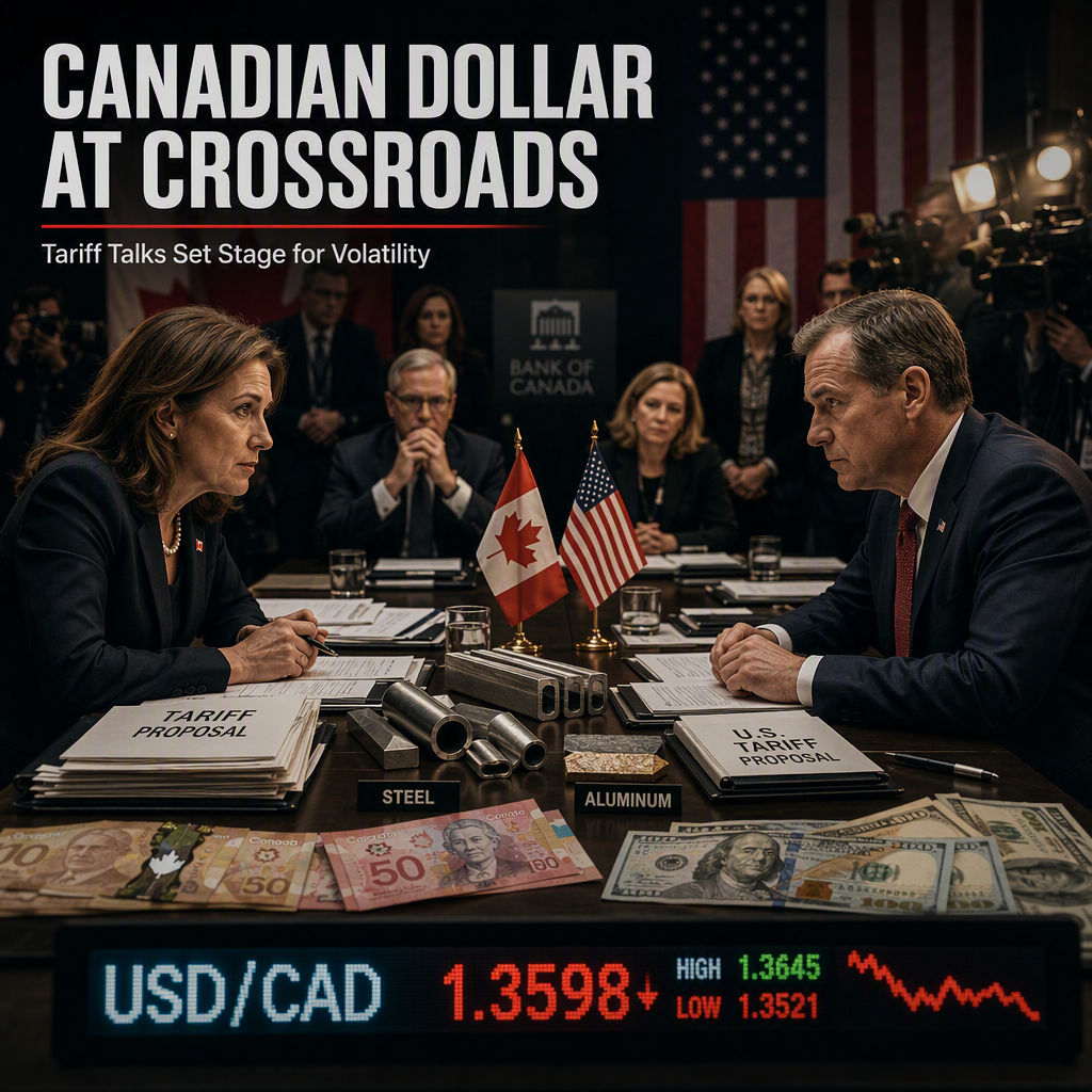 Canadian Dollar Faces Binary Tariff Risk as US-Canada Trade Talks Near Deadline