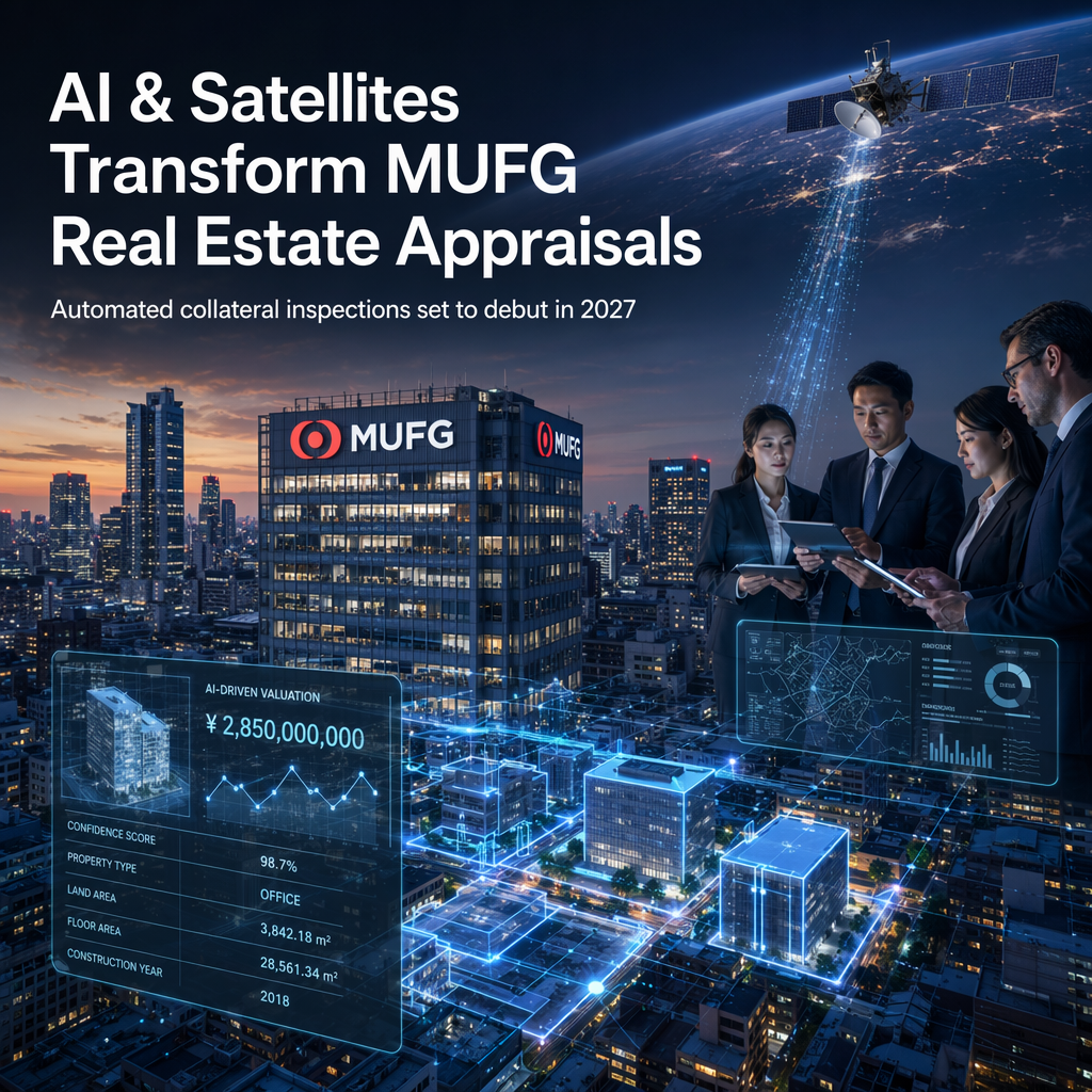 MUFG Bank to Launch AI and Satellite-Based Collateral Appraisal System in 2027