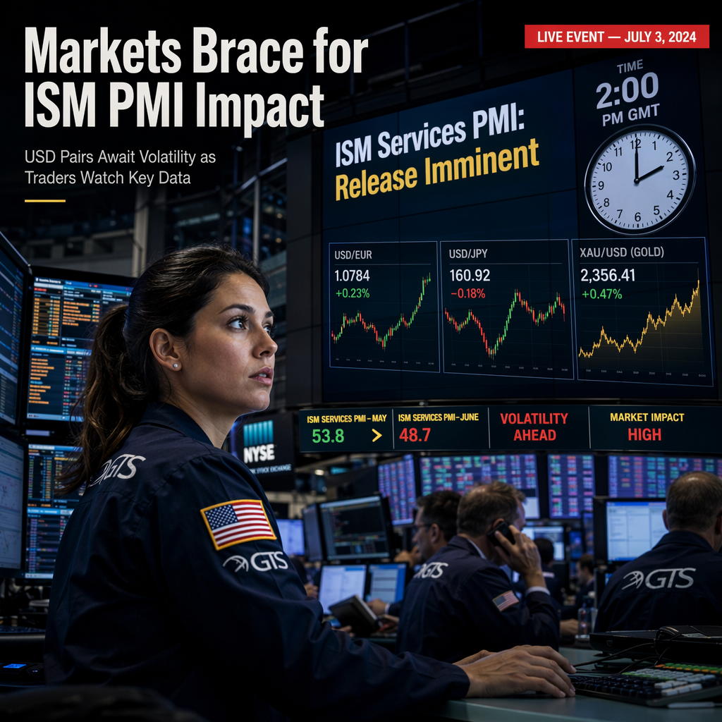 Markets Brace for U.S. ISM Services PMI: Key USD Pairs Poised for Volatility