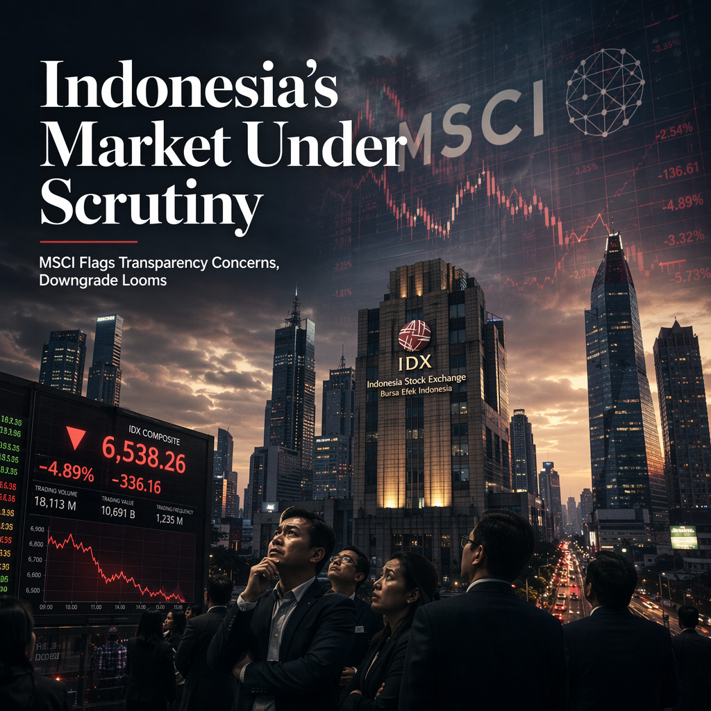 MSCI Flags Indonesia for Transparency Issues, Signals Possible Emerging Market Downgrade