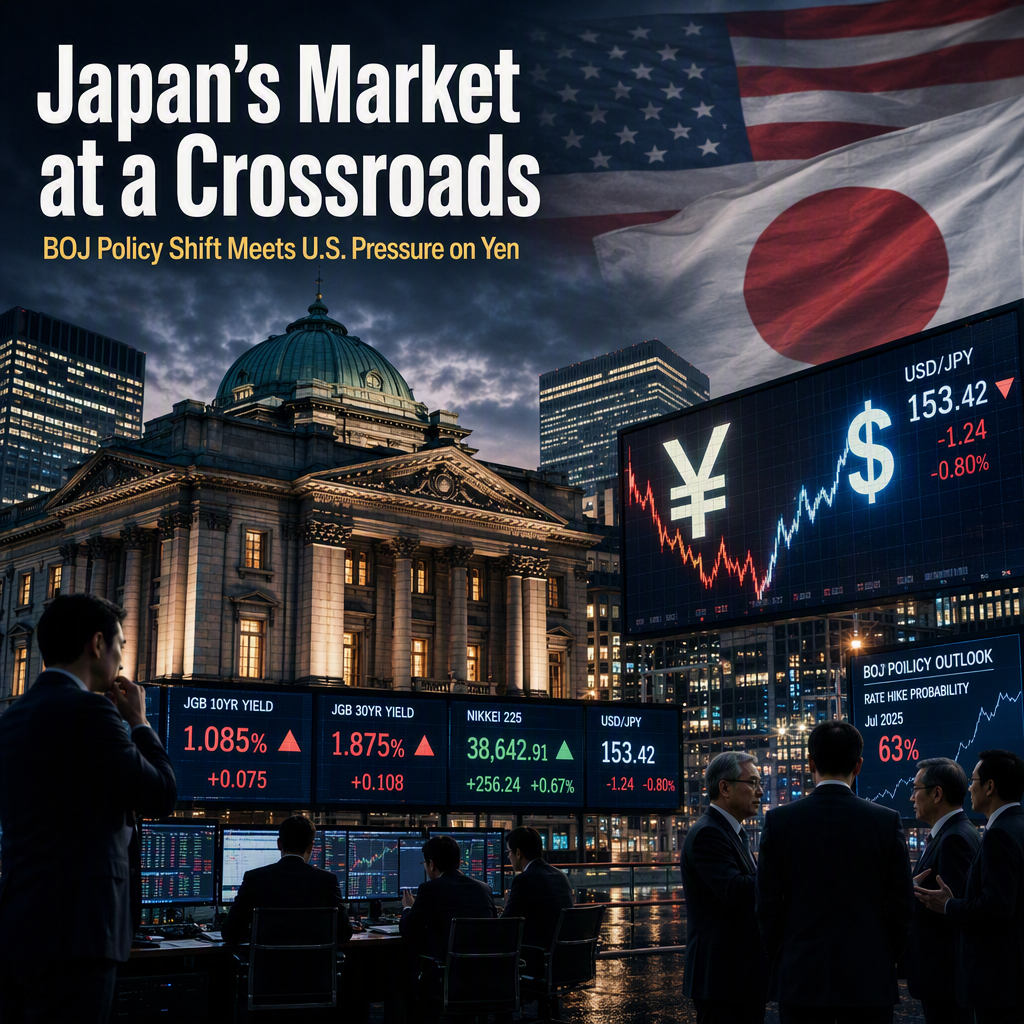 Japan Faces Market Uncertainty Amid Looming BOJ Policy Shift and U.S. Pressure on Yen