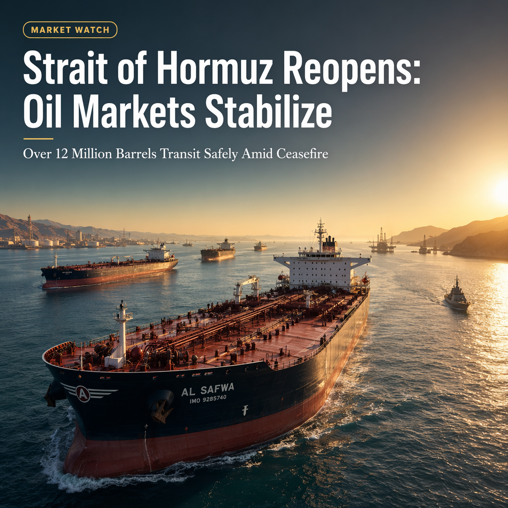 Strait of Hormuz Reopening Calms Oil Markets as Over 12 Million Barrels Transit Safely