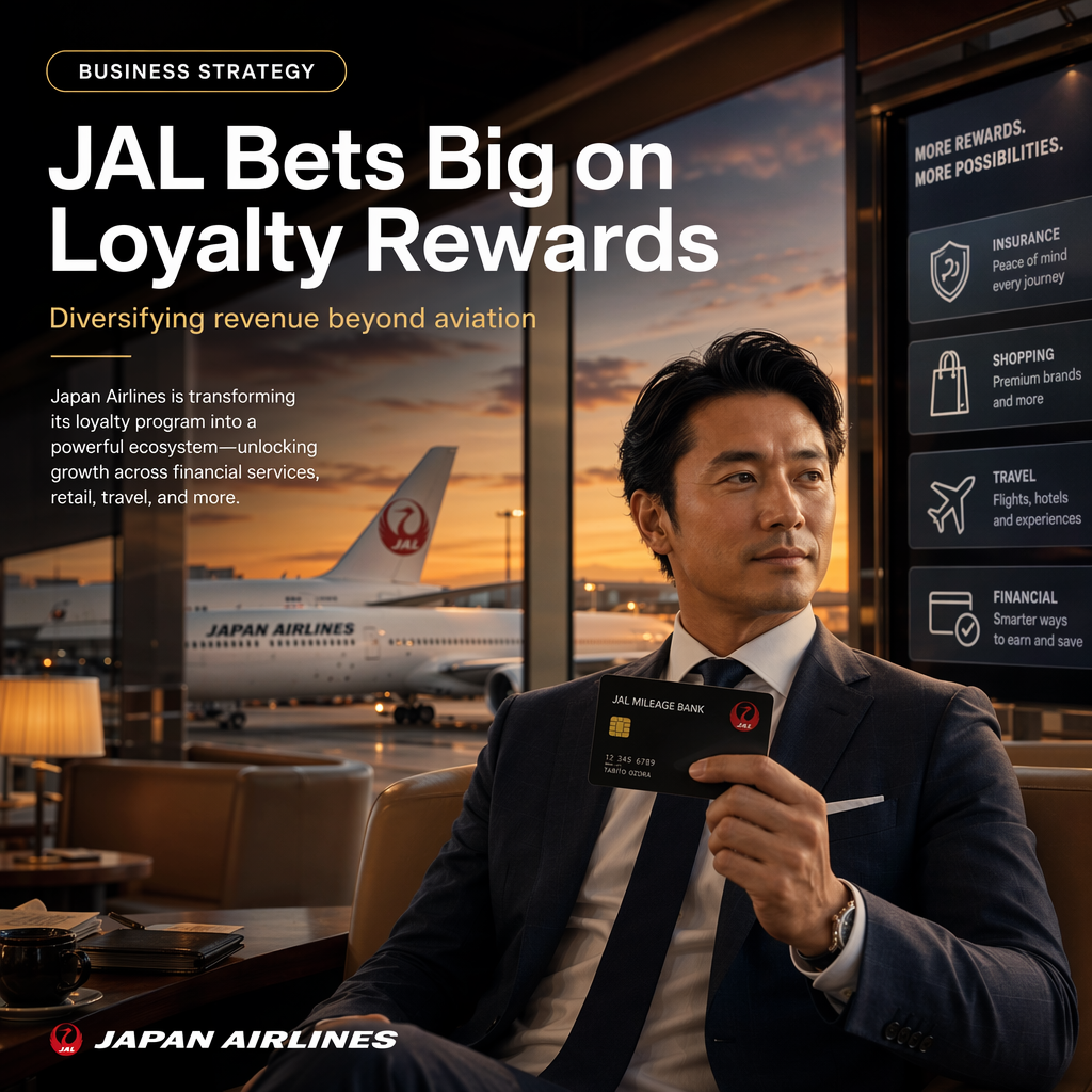 Japan Airlines Plans Major Investment in Loyalty Program to Diversify Revenue Streams