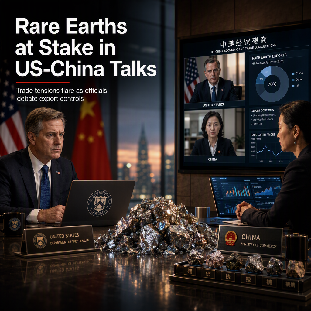 US Presses China on Rare Earths Commitments Amid Ongoing Trade Tensions