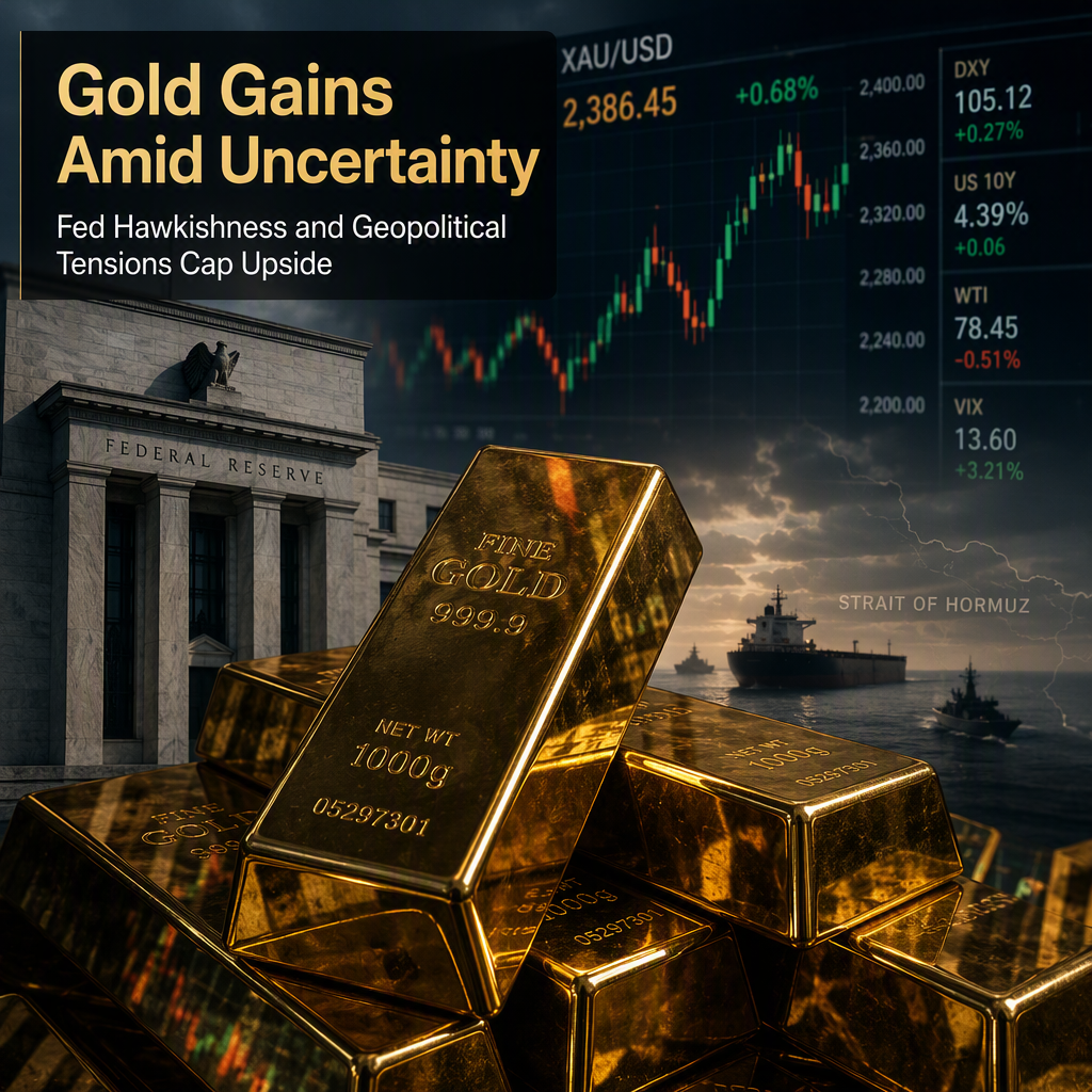 Gold Prices Edge Higher Amid Mixed US-Iran Signals and Hawkish Fed Outlook