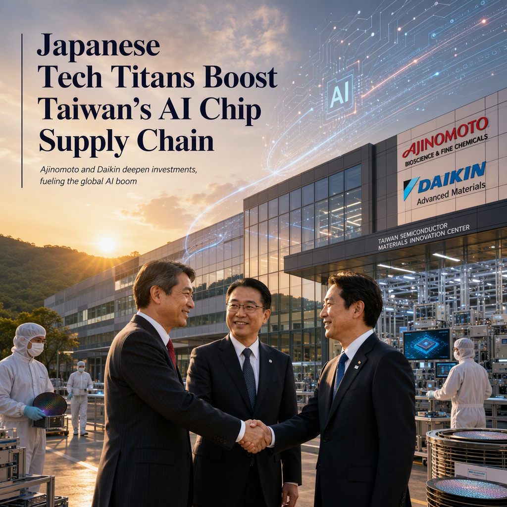 Ajinomoto and Daikin Expand Semiconductor Materials Operations in Taiwan Amid AI Boom