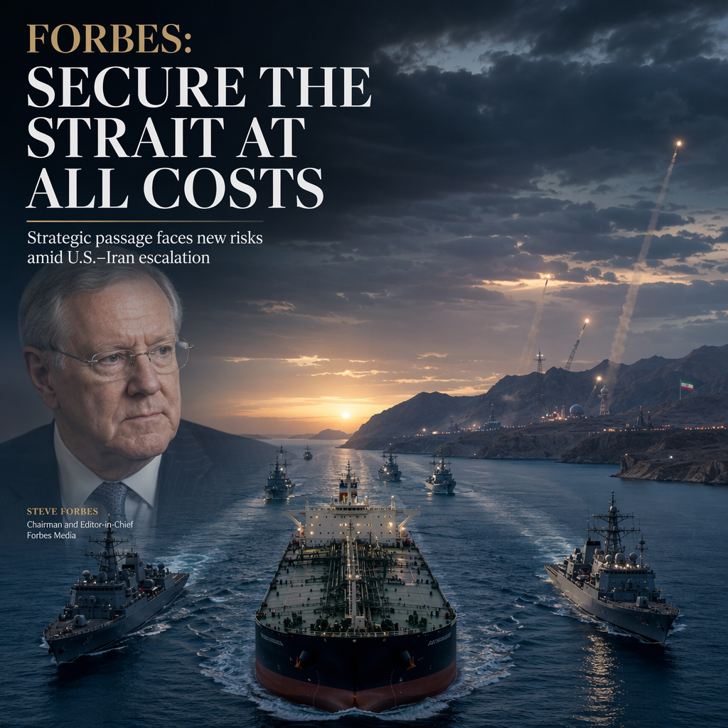 Steve Forbes Urges Trump to Prioritize Free Passage Through Strait of Hormuz Amid Ongoing U.S. Strikes on Iran