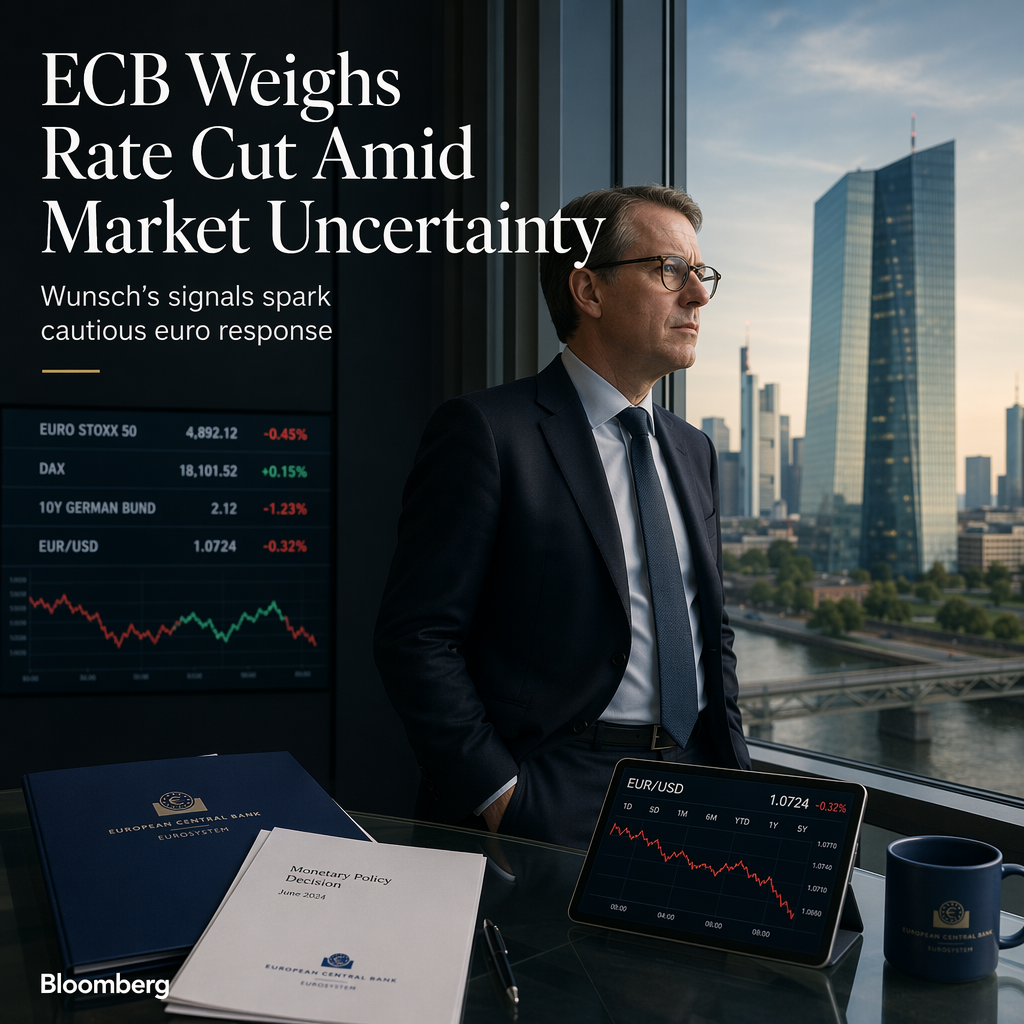 ECB’s Wunsch Signals Potential Rate Cut Dependent on Economic Dynamics