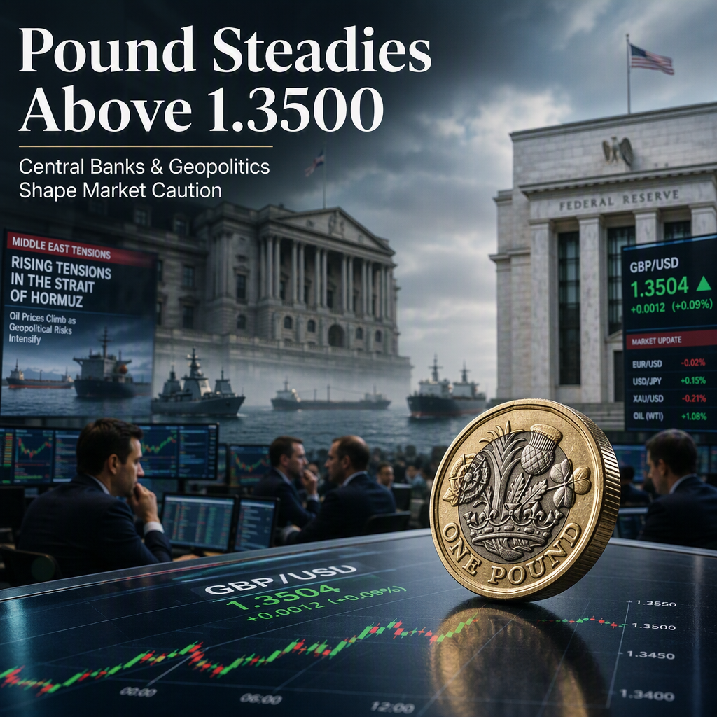 British Pound Holds Above 1.3500 as Markets Await Fed and BoE Decisions Amid Geopolitical Tensions