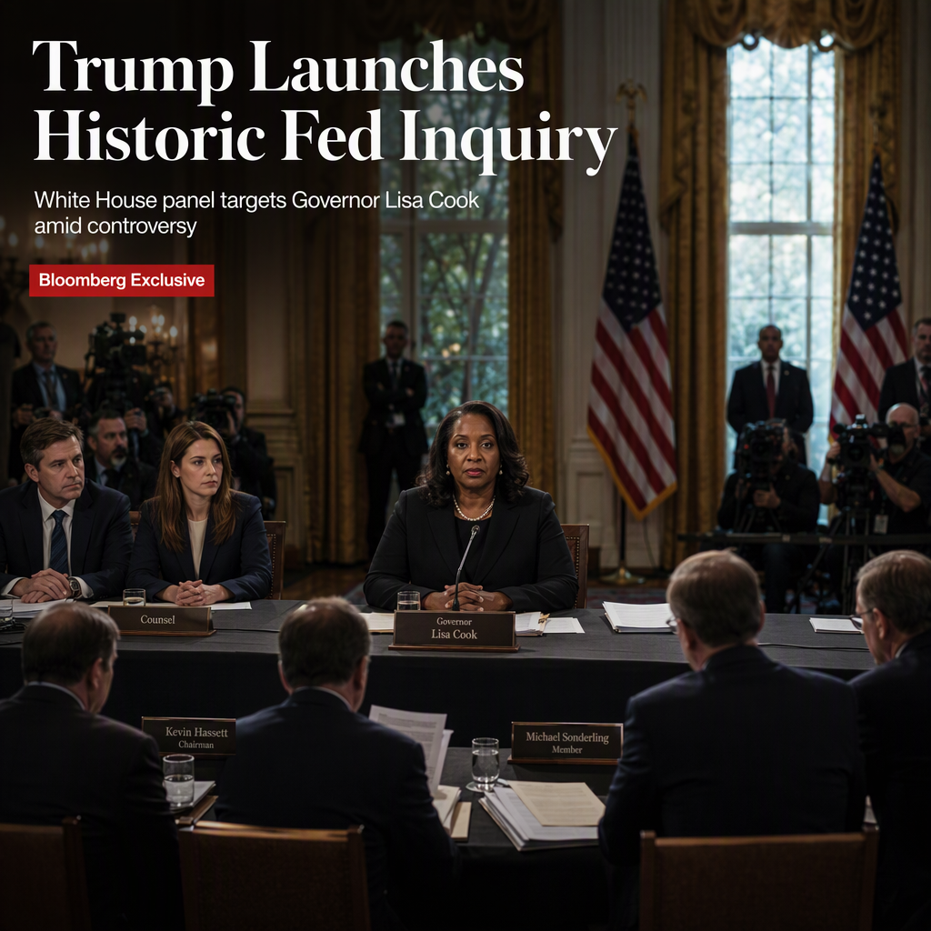 Trump Forms Unprecedented Committee to Investigate Fed Governor Lisa Cook's Mortgage Statements