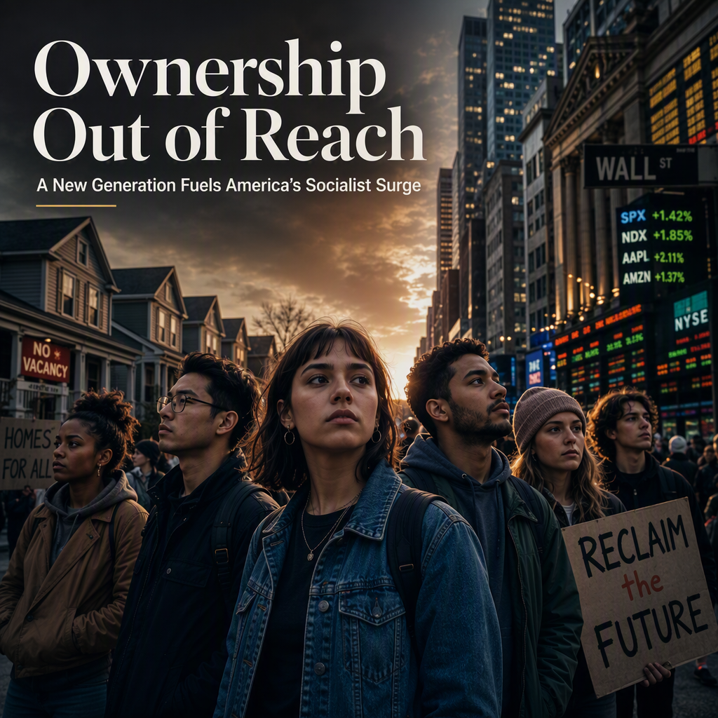 Rising Support for Socialism Linked to Declining Home and Stock Ownership in the U.S.