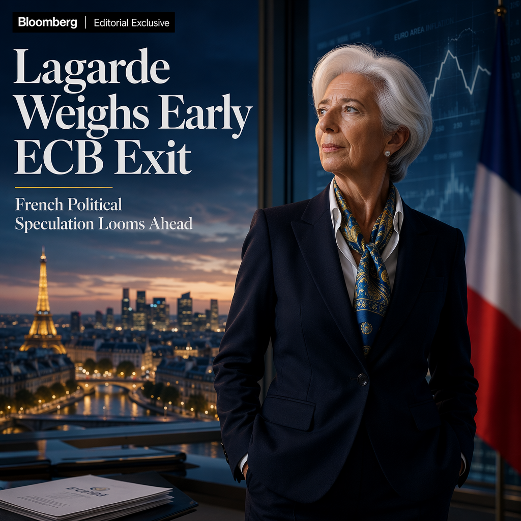 ECB President Christine Lagarde Considers Early Exit Amid French Political Speculation