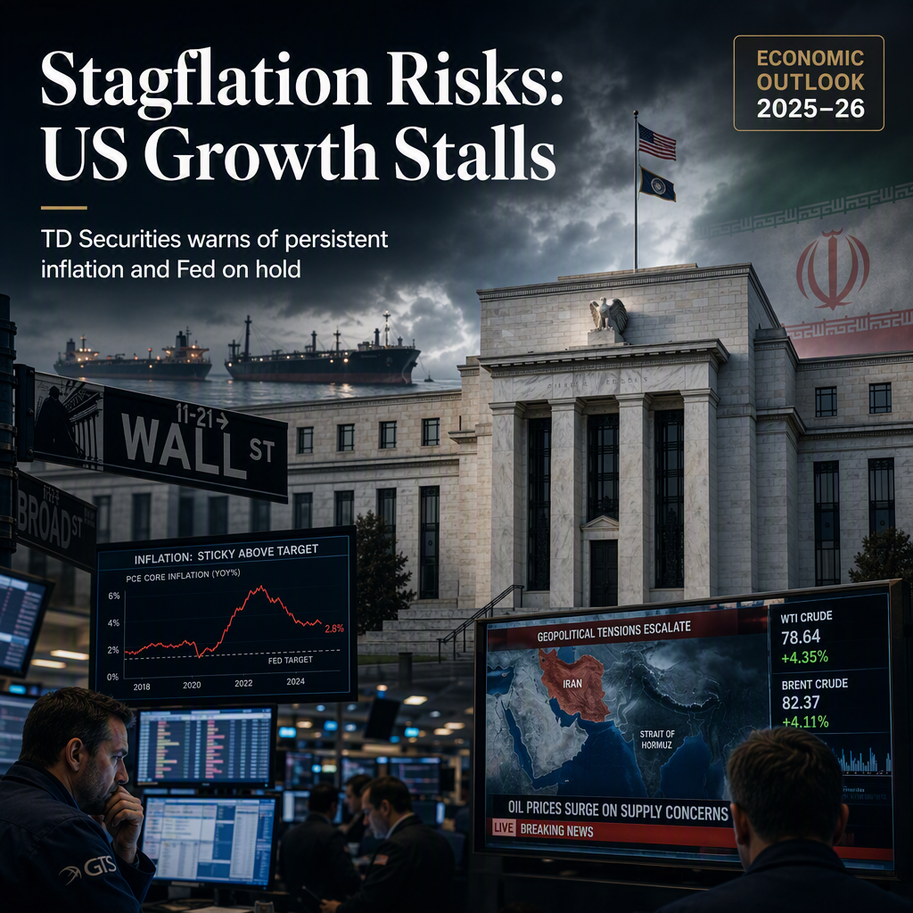 TD Securities Sees Sideways US Growth and Persistent Inflation Amid Oil Shock and Geopolitical Risks