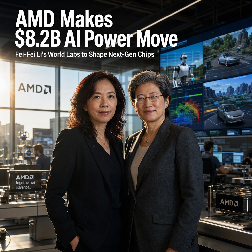 AMD Acquires Fei-Fei Li's World Labs for $8.2 Billion to Bolster AI Capabilities