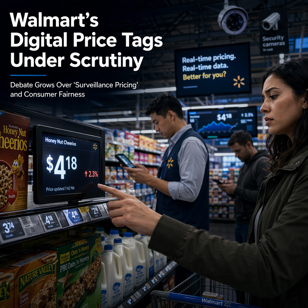 Walmart's Digital Price Tags Spark Debate Over 'Surveillance Pricing' and Consumer Fairness