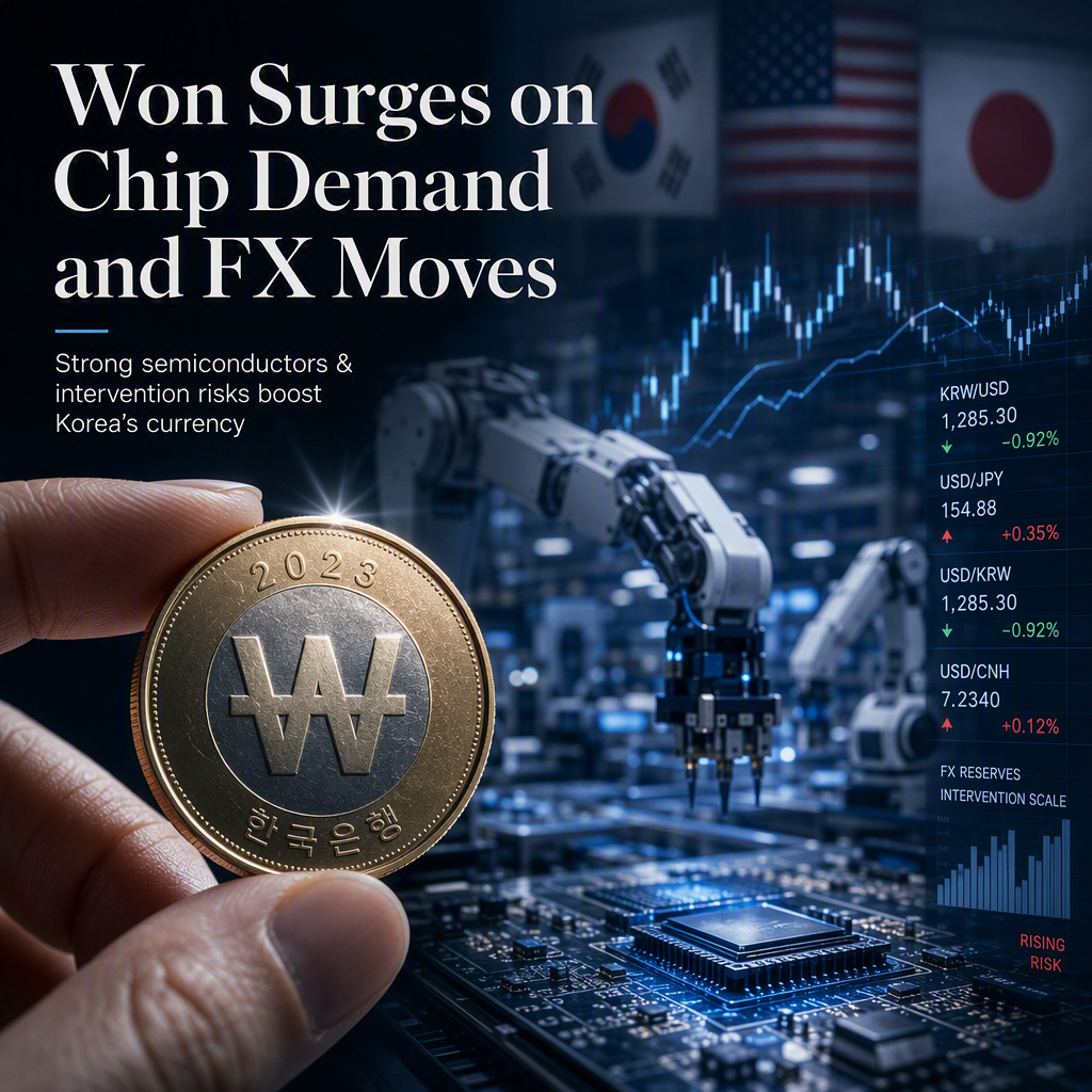 South Korean Won Strengthens Amid Semiconductor Boom and FX Intervention Risks