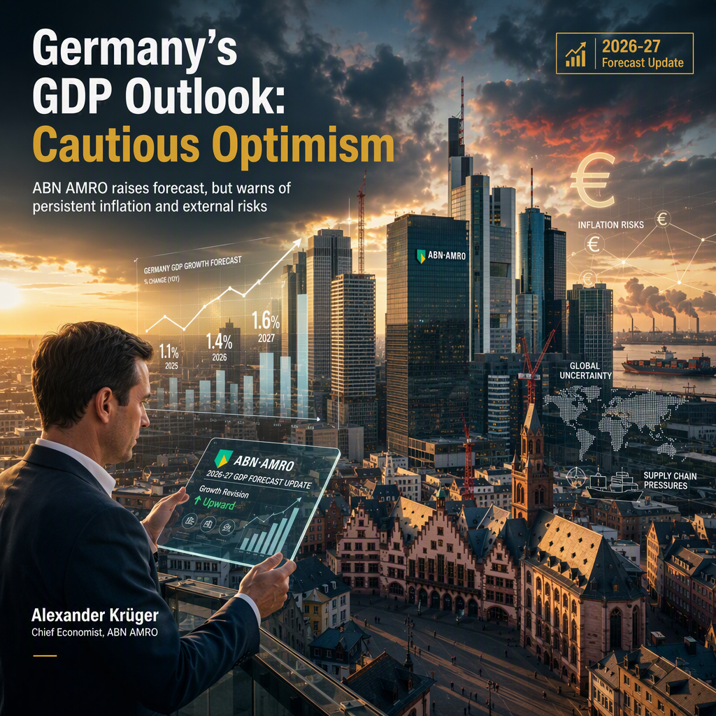 ABN AMRO Raises Germany's GDP Growth Forecast Amid Cautious Optimism and Persistent Inflation Risks