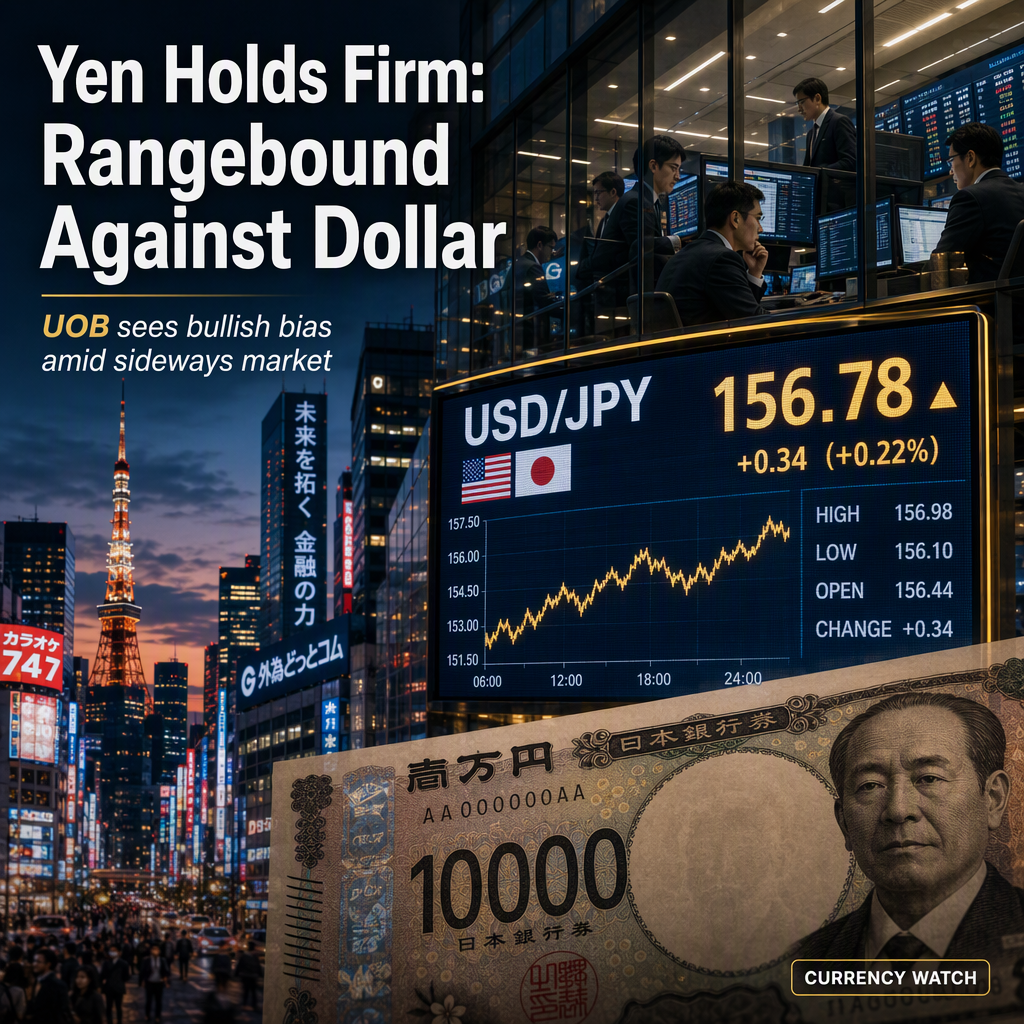 Japanese Yen Maintains Bullish Bias Within Broad Range Against US Dollar, Says UOB