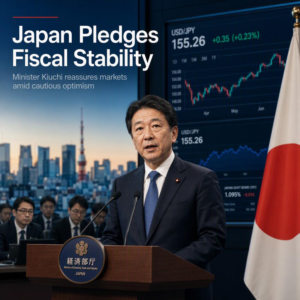Japan’s Economy Minister Kiuchi Emphasizes Fiscal Sustainability Amid Market Concerns