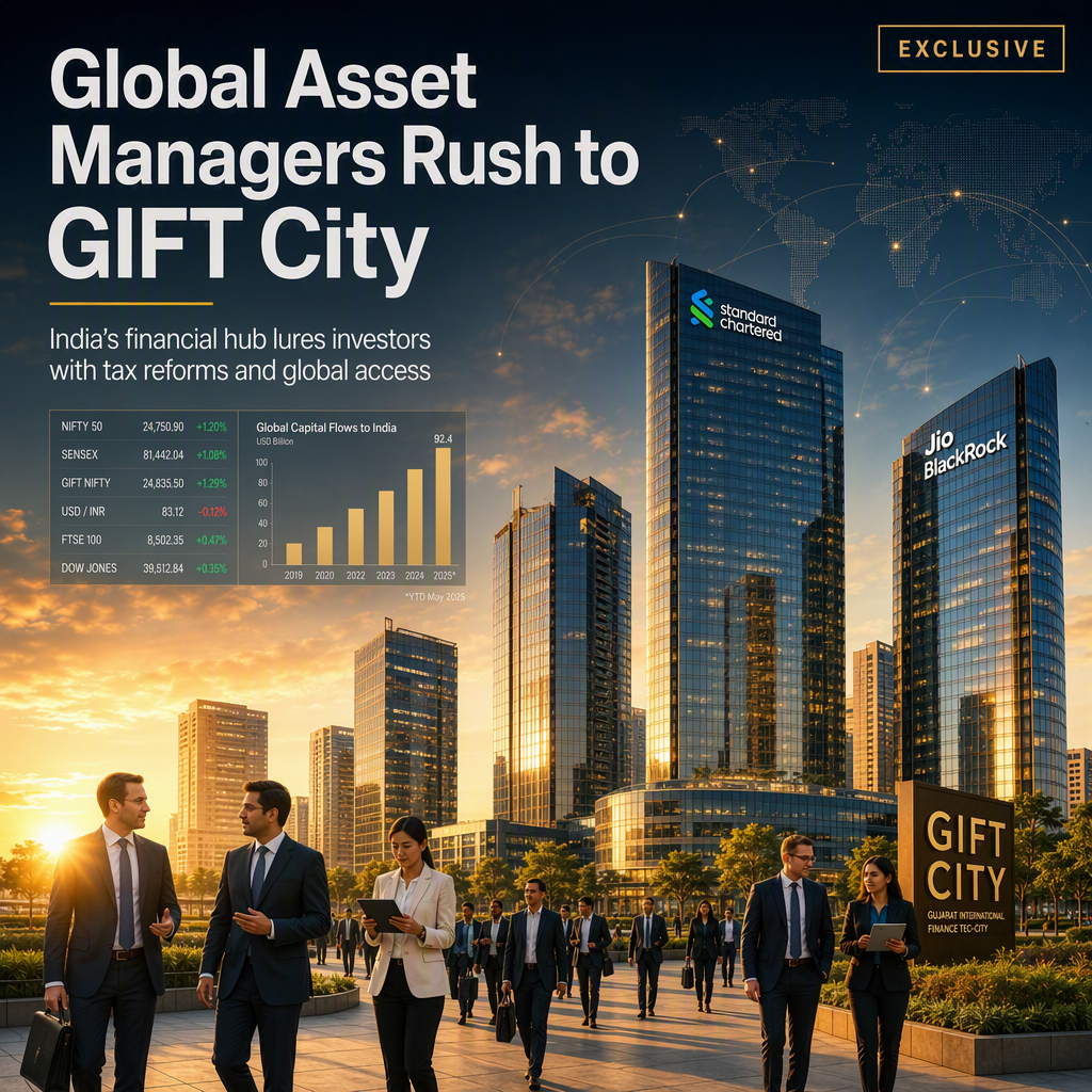 Global Asset Managers Flock to India's GIFT City Amid Tax Reforms and Investor Demand