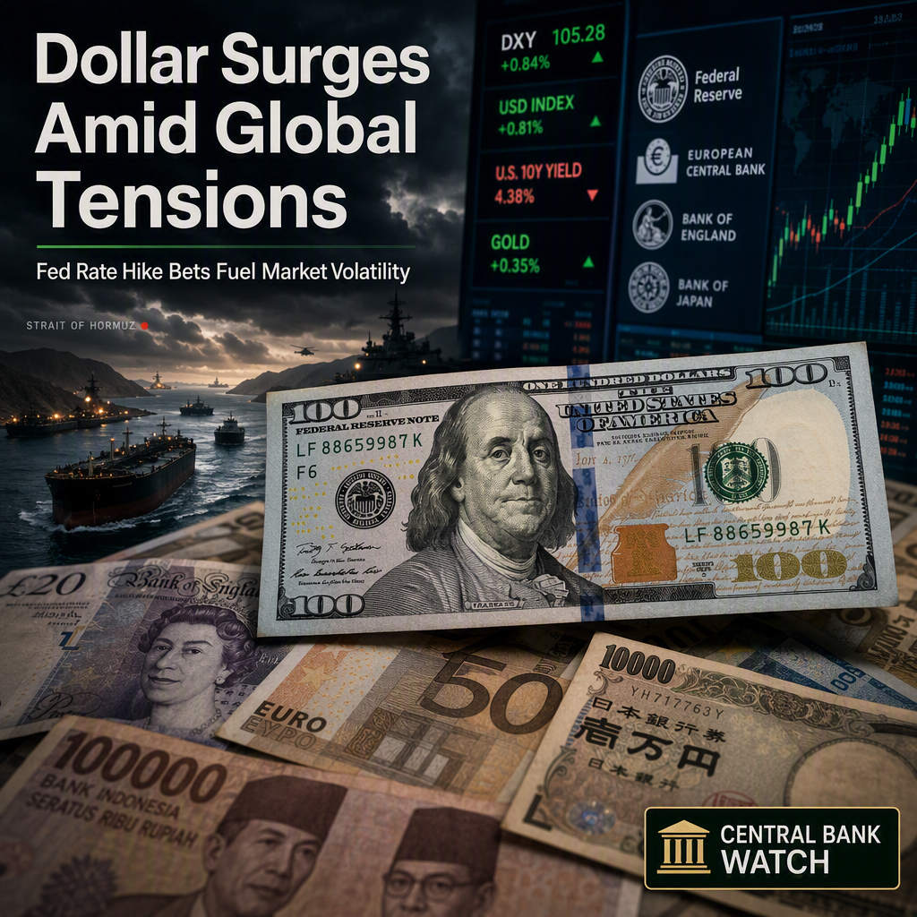 US Dollar Strengthens Amid Fed Rate Hike Bets and Geopolitical Tensions, Impacting Global Markets
