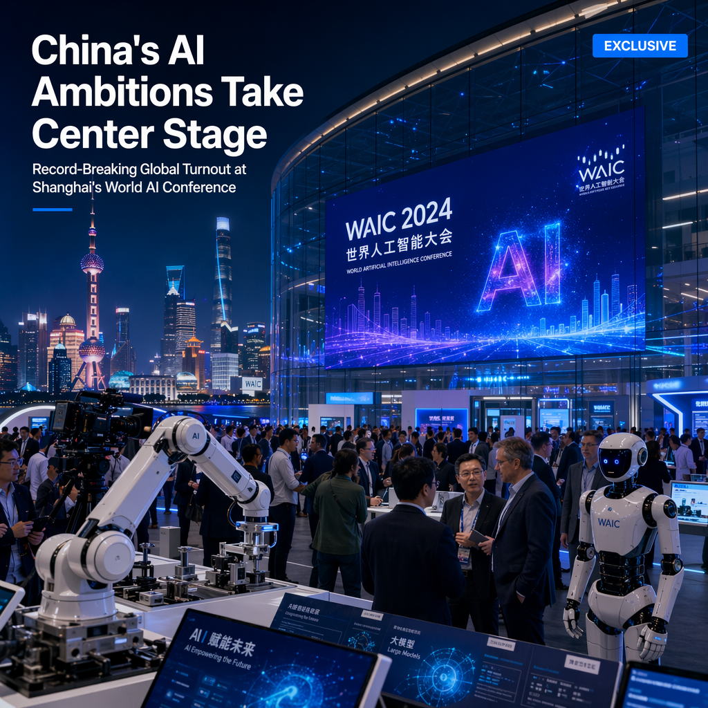 Shanghai's World AI Conference Draws Record Participation Amid China's Global AI Push