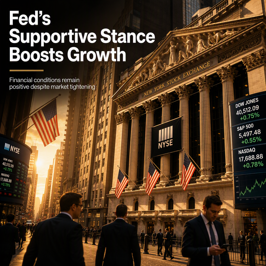 Fed’s Financial Conditions Remain Supportive Despite Recent Market Tightening, Standard Chartered Says