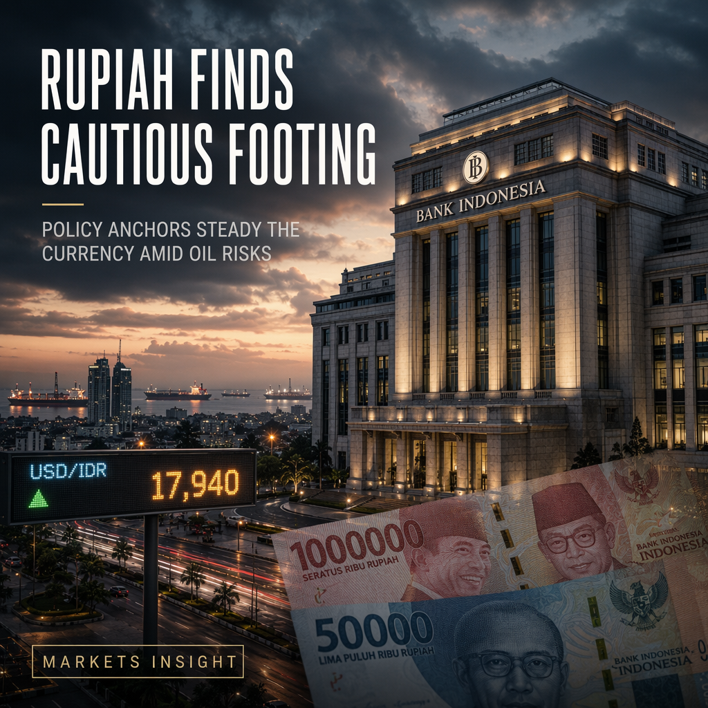 Indonesian Rupiah Shows Tentative Stabilisation Amid Policy Support and Oil Price Headwinds