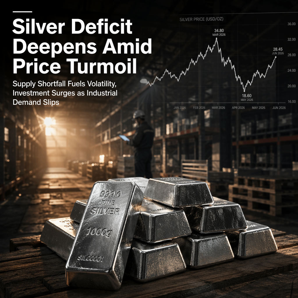 Silver Market Faces Sixth Year of Supply Deficit Amid Volatile Price Swings in 2026