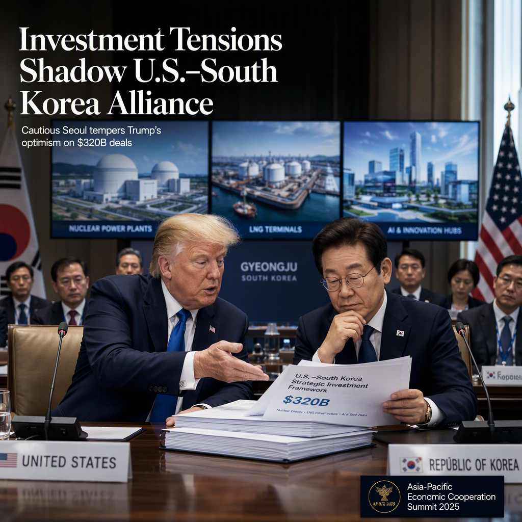 South Korea Expresses Caution Over Massive U.S. Investment Deals Amid Trump’s Optimism