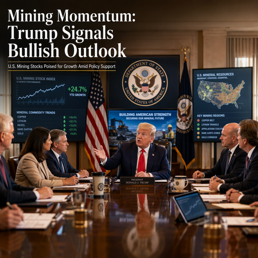 Trump Hosts Roundtable to Boost American Mining, Signals Bullish Outlook for U.S. Mining Stocks