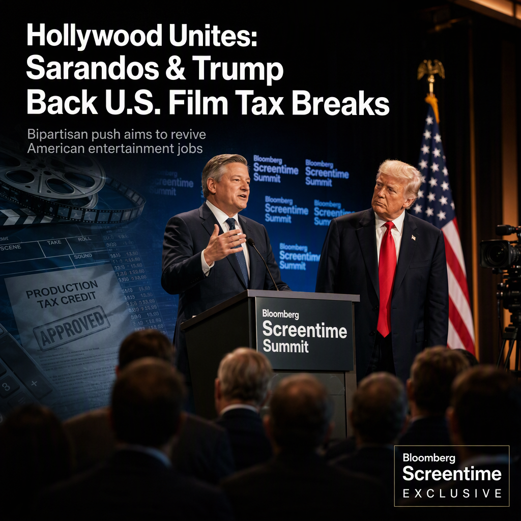 Netflix Co-CEO Ted Sarandos Praises Trump’s Support for Federal Tax Credit to Boost U.S. Entertainment Jobs