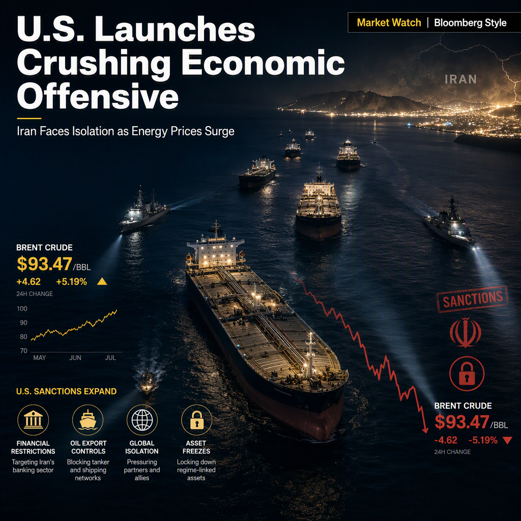 U.S. Announces Unprecedented Economic Operation Against Iran Amid Elevated Energy Prices