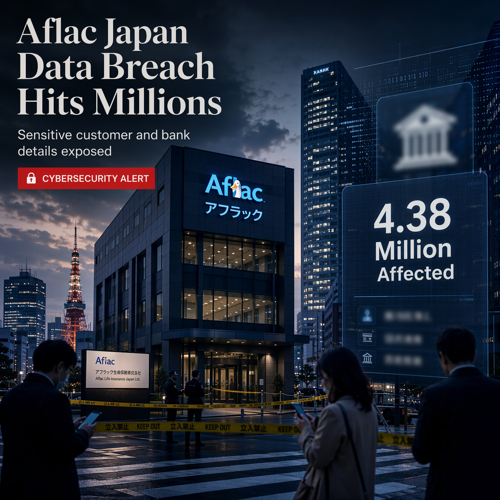 Aflac Japan Discloses Data Breach Affecting 4.38 Million Customers, Including Bank Details