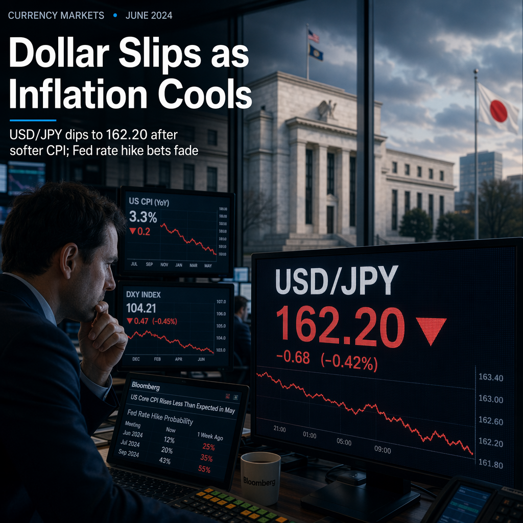 USD/JPY Dips as US Dollar Weakens on Softer Inflation and Fed Rate Outlook