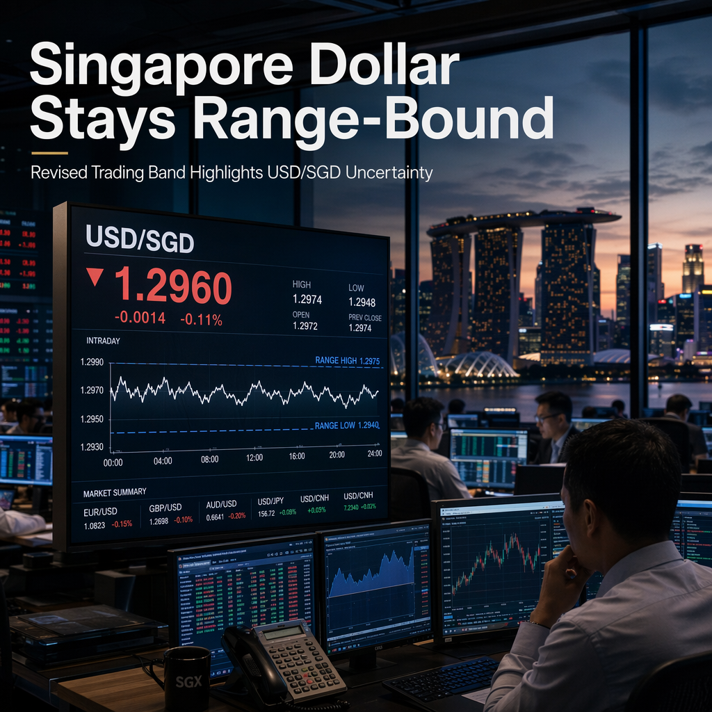 Singapore Dollar Holds Range Near Recent Lows as USD/SGD Consolidates; UOB Revises Trading Band Higher