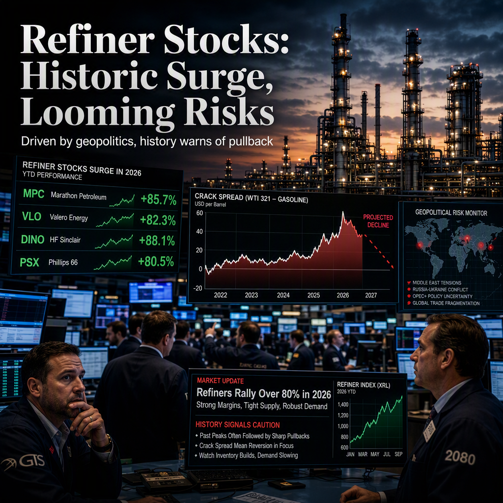 Refiner Stocks Surge Over 80% in 2026, But History and Geopolitics Signal Potential Pullback