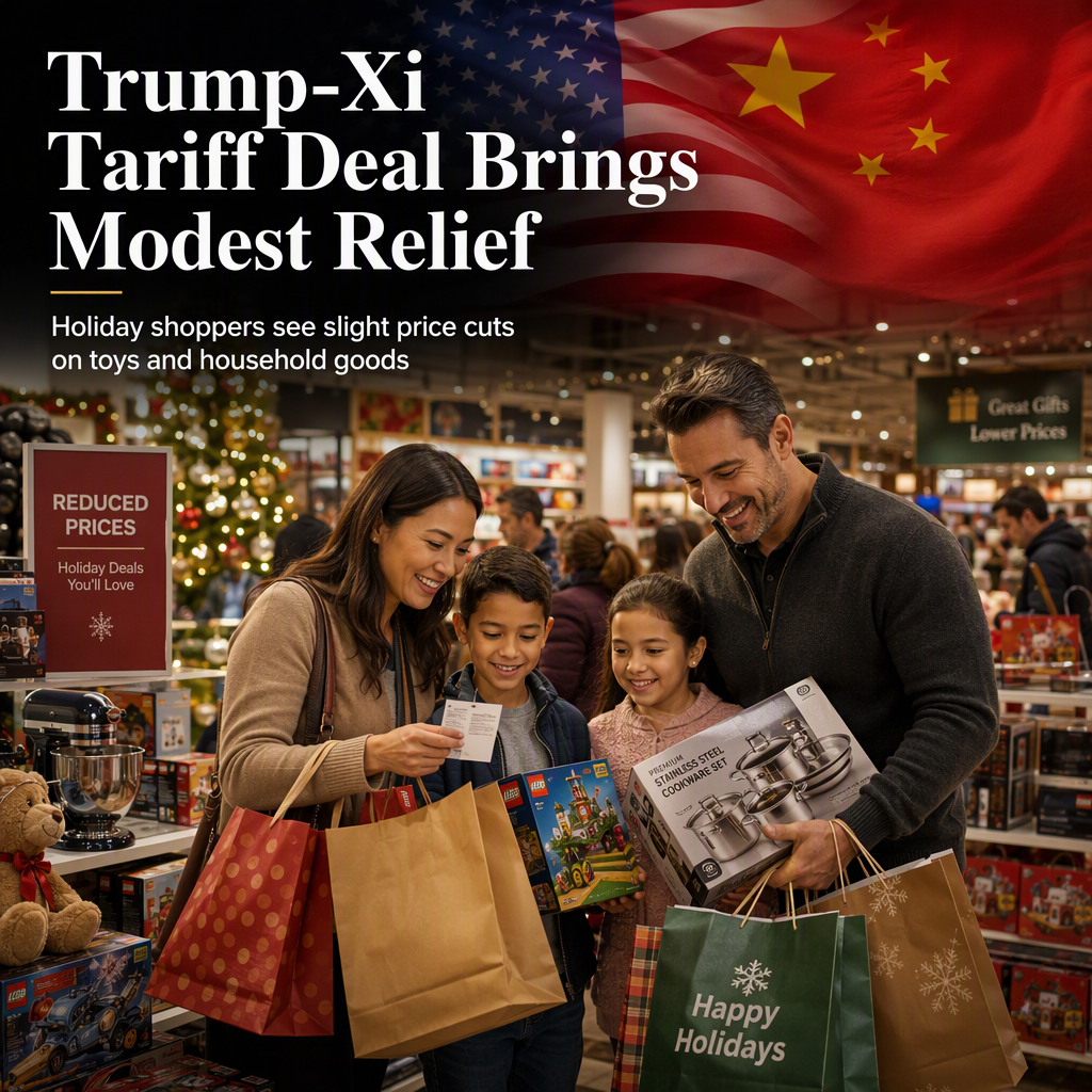 Trump-Xi $30B Tariff Reduction Deal Offers Modest Relief for U.S. Holiday Shoppers