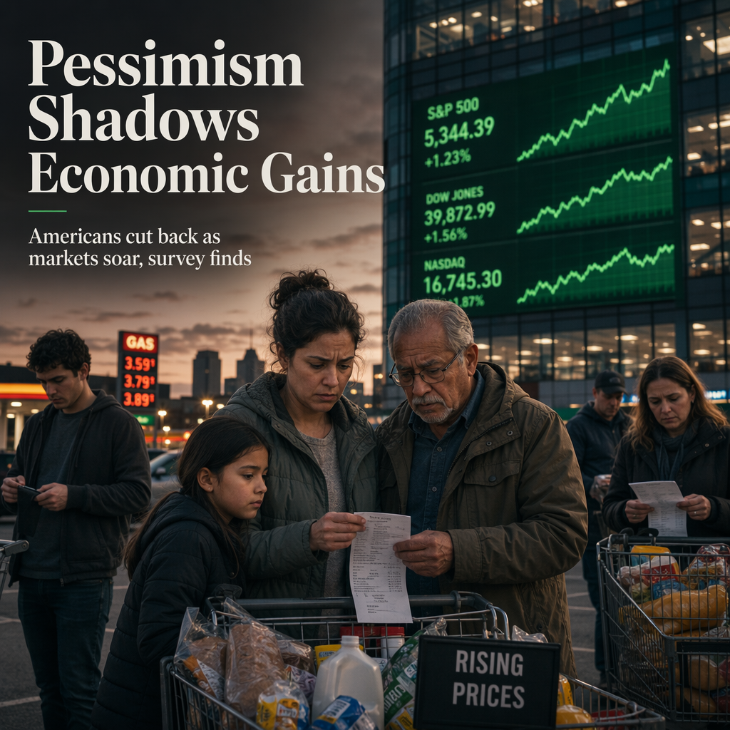 Americans Remain Deeply Pessimistic on Economy Despite Stock Market Gains, CNBC Survey Finds