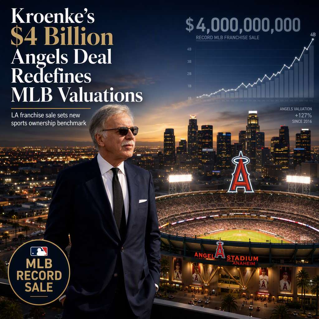 Stan Kroenke to Acquire Los Angeles Angels for Record $4 Billion, Boosting MLB Team Valuations