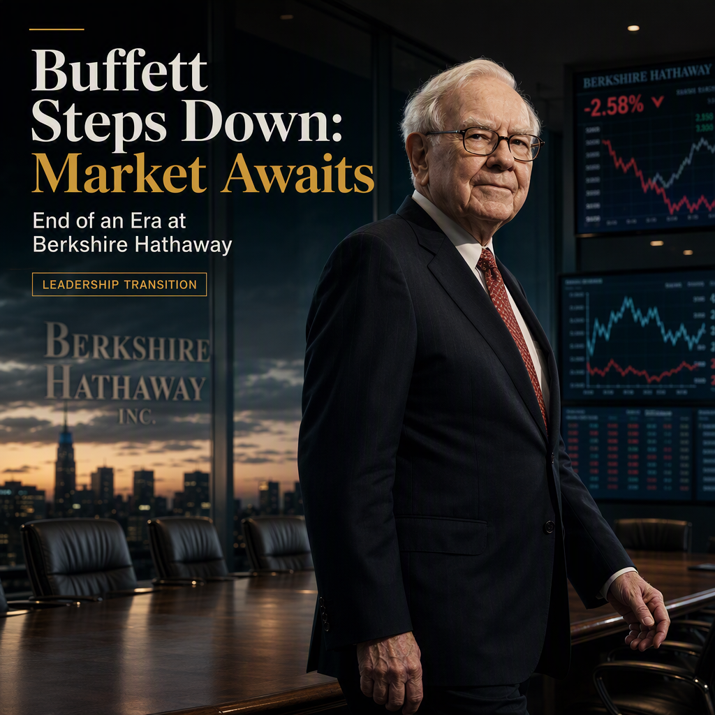 Warren Buffett Steps Down as Berkshire Hathaway Chairman After 60 Years, Sparking Market Uncertainty