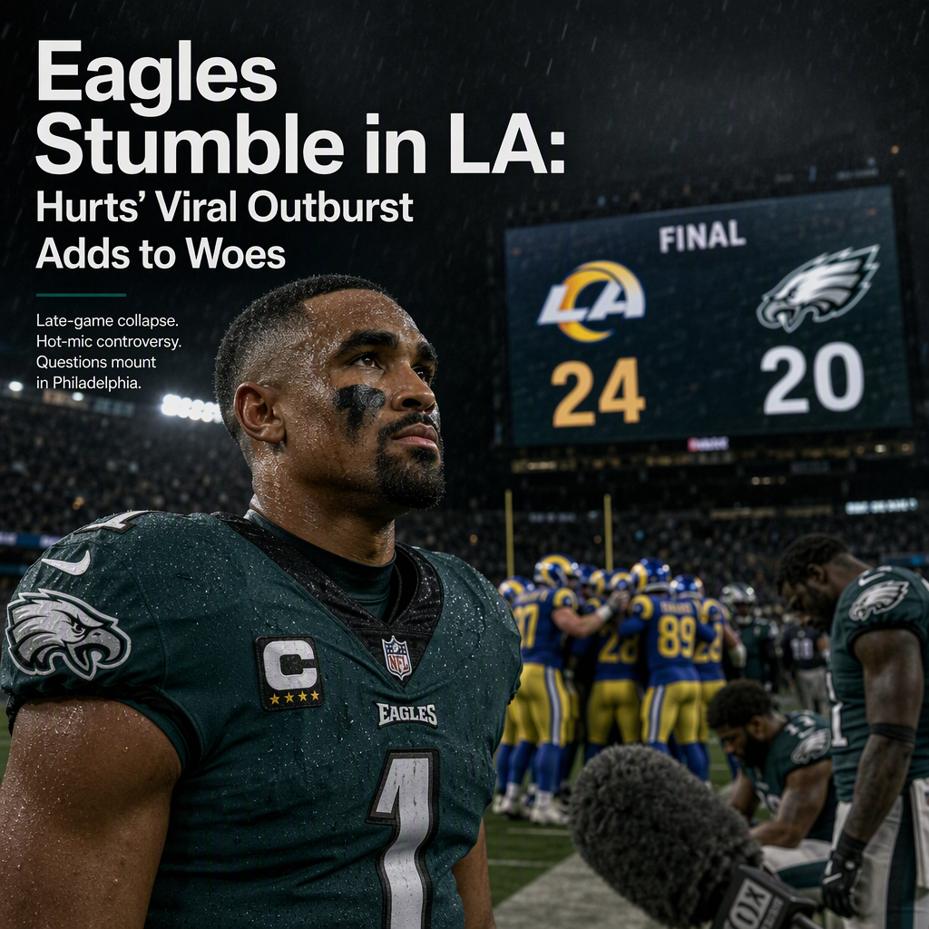 Eagles Collapse Against Rams Amid Viral Jalen Hurts Hot-Mic Incident