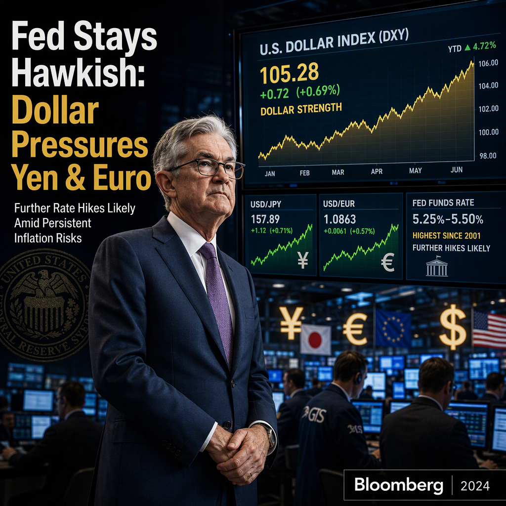 Fed Signals More Rate Hikes as US Dollar Holds Firm, Pressuring Yen and Euro
