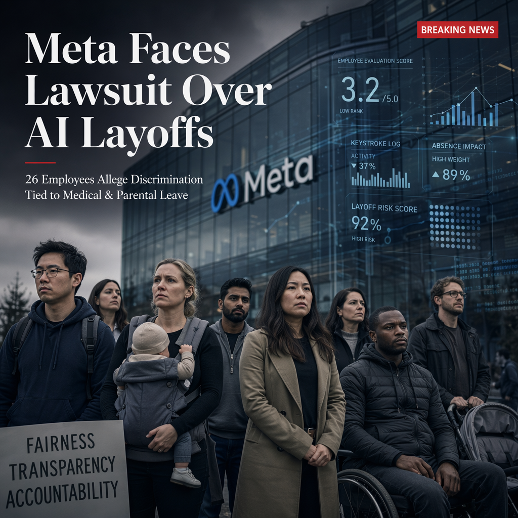 Meta Sued by 26 Employees Alleging AI-Driven Layoffs Targeted Workers on Medical and Parental Leave