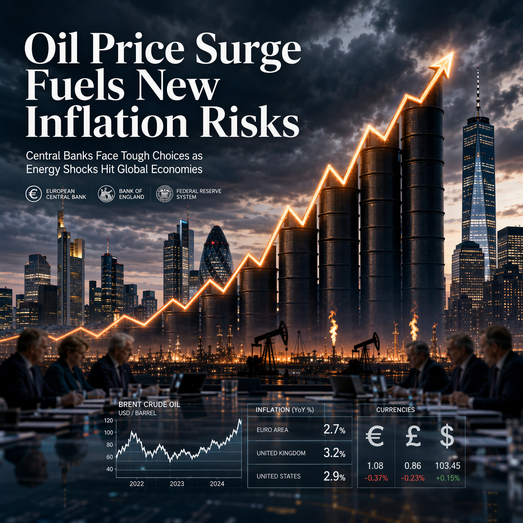 ECB and Global Central Banks Face Renewed Inflation Risks Amid Surging Oil Prices