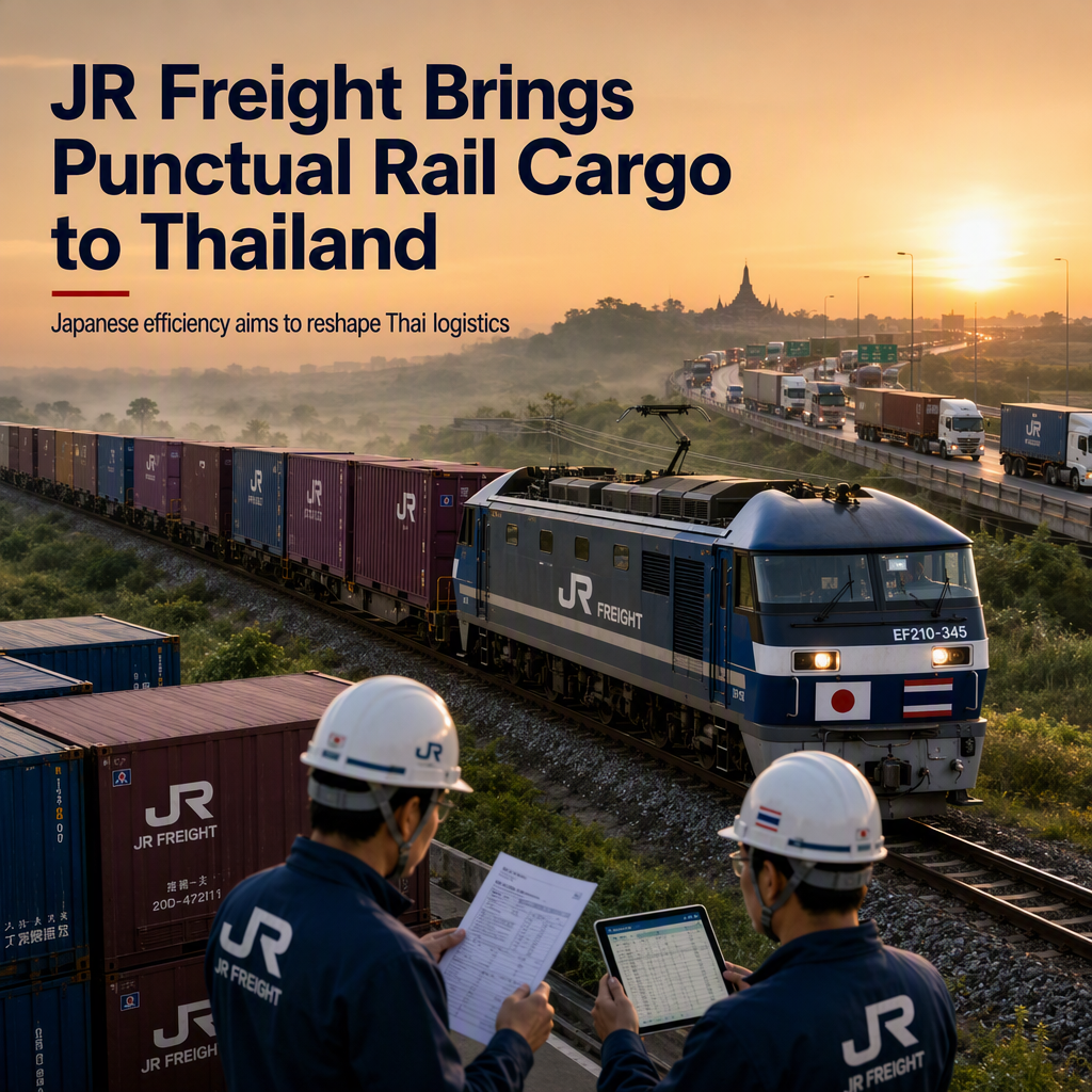 Japan Railways Group Eyes Thai Freight Market with Scheduled Rail Cargo Services