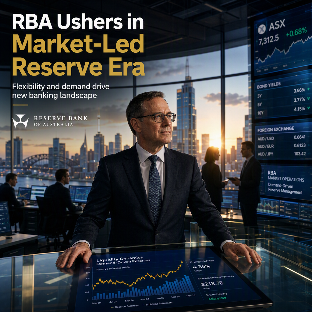 RBA Signals Shift to Demand-Driven Reserve Management, Emphasizing Banking System Flexibility