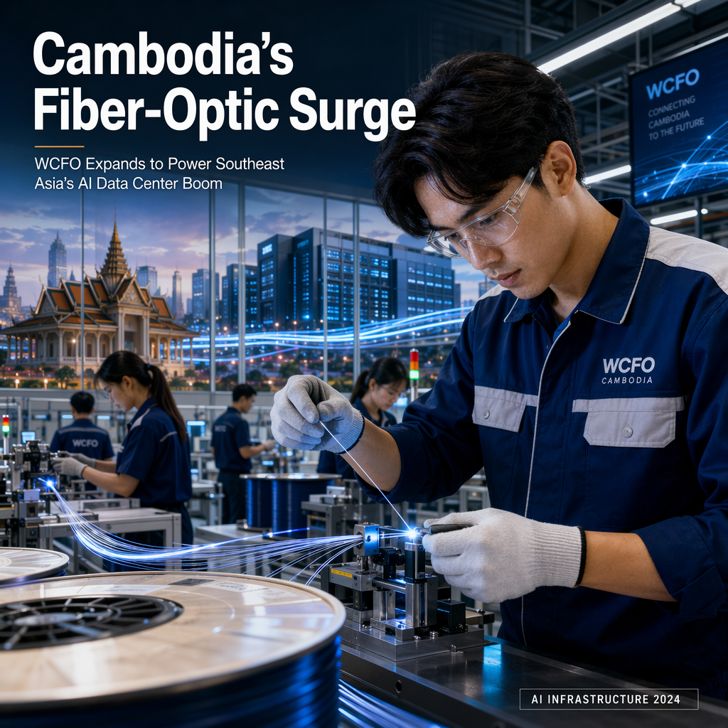 WCFO to Double Cambodia Fiber-Optic Capacity Amid Southeast Asia AI Data Center Boom
